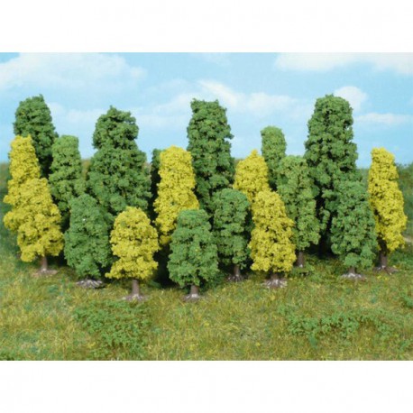 Model drzewa LAS LIŚCIASTY 20szt.4-8cm HEKI 1318