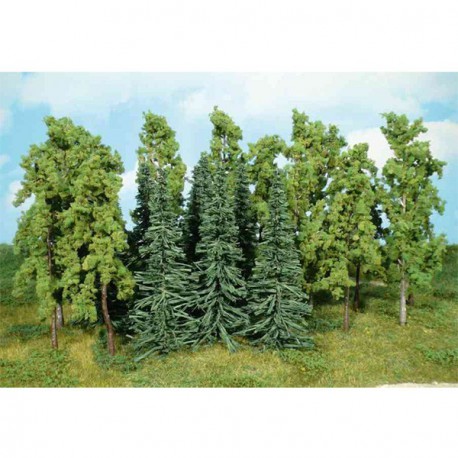 Model drzewa LAS MIESZANY 15szt.12-16cm HEKI 1416