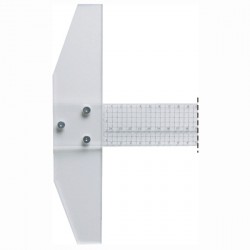 Przykładnica plastikowa Leniar profil T 70cm.