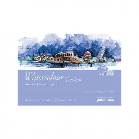 Blok GAMMA WATERCOLOUR 200g.12,5x18cm