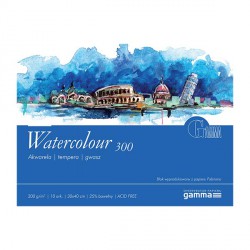 Blok GAMMA Watercolour 300g.30x40cm