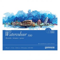 Blok GAMMA Watercolour 300g.34x46cm
