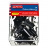 Klips klamra czarna 32mm (24szt)