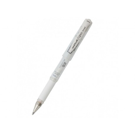 Długopis żelowy Signo UM-153 - Uni - biały, 1 mm