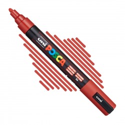 Marker UNI POSCA PC-5M rubinowo-czerwony