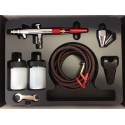 Paasche MIL-1AS Millenium Airbrush Set Size 3 (.75mm) And 1/8" BSP Adapter