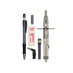 Zestaw: cyrkiel szybkoprzestawny 170mm+OŁÓWEK