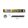 Ostrza OLFA ASBB-10 segmentowe 9 mm czarne