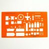 Szablon Standardgraph/Leniar 7350 Sanitariaty 1:50